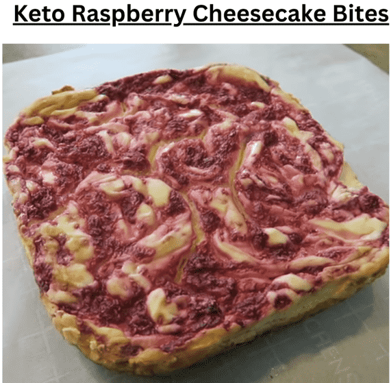 Keto Raspberry Cheesecake Bites