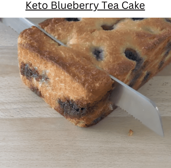 Keto Blueberry Tea Cake