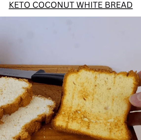 Keto Coconut White Bread