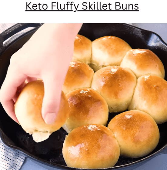 Keto Fluffy Skillet Bunss