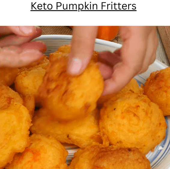 Keto Pumpkin Fritters
