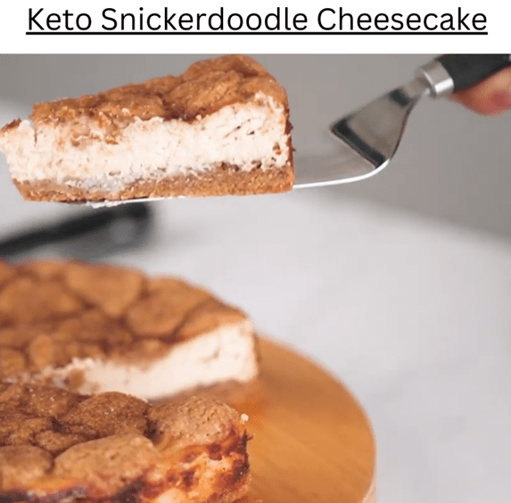 Keto Snickerdoodle Cheesecake
