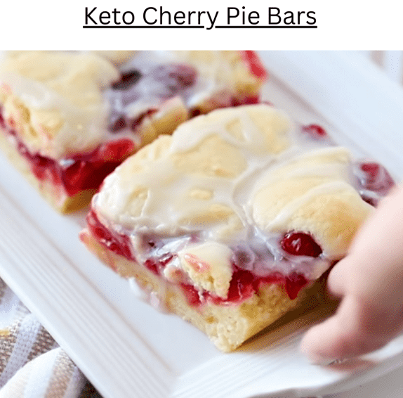 Keto Cherry Pie Bars