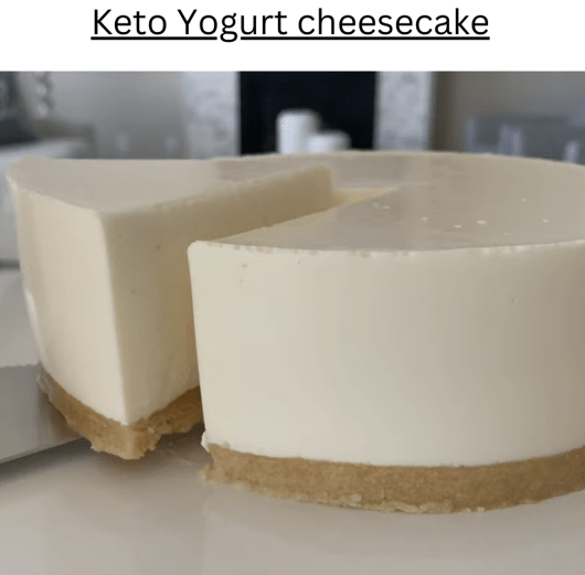 Keto Yogurt Cheesecake