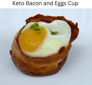 Keto Bacon and Eggs Cup