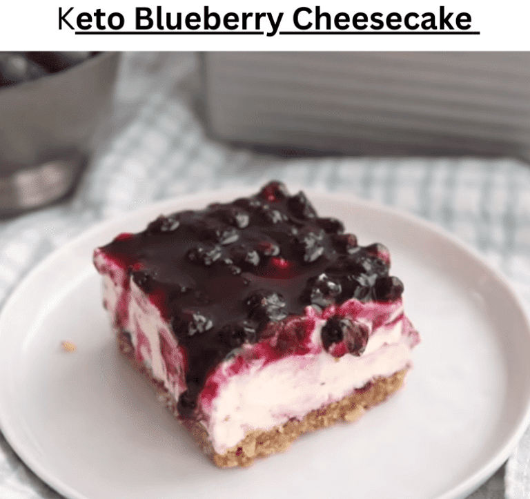 Keto Blueberry Cheesecake Keto Recipes
