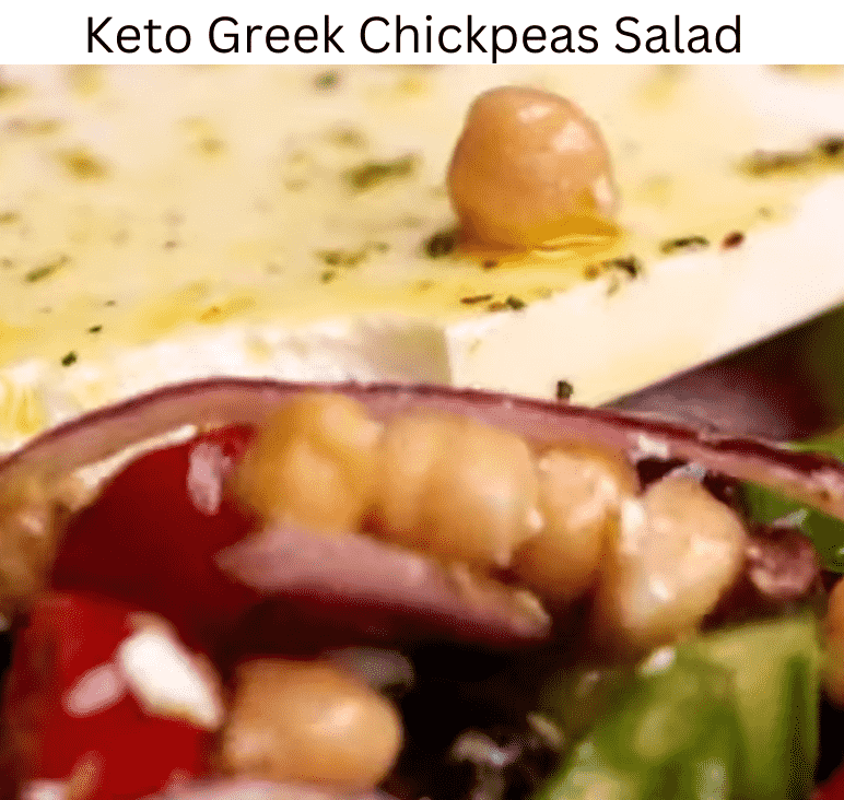 Keto Greek Chickpeas Salad