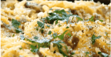 Keto Spaghetti Squash Carbonara