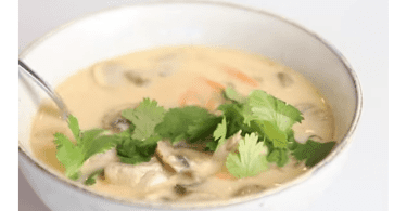 Keto Thai Coconut Curry Chicken Soup