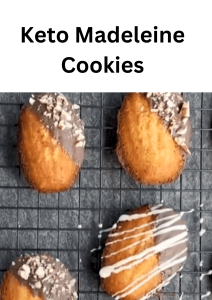 Keto Madeleine Cookies