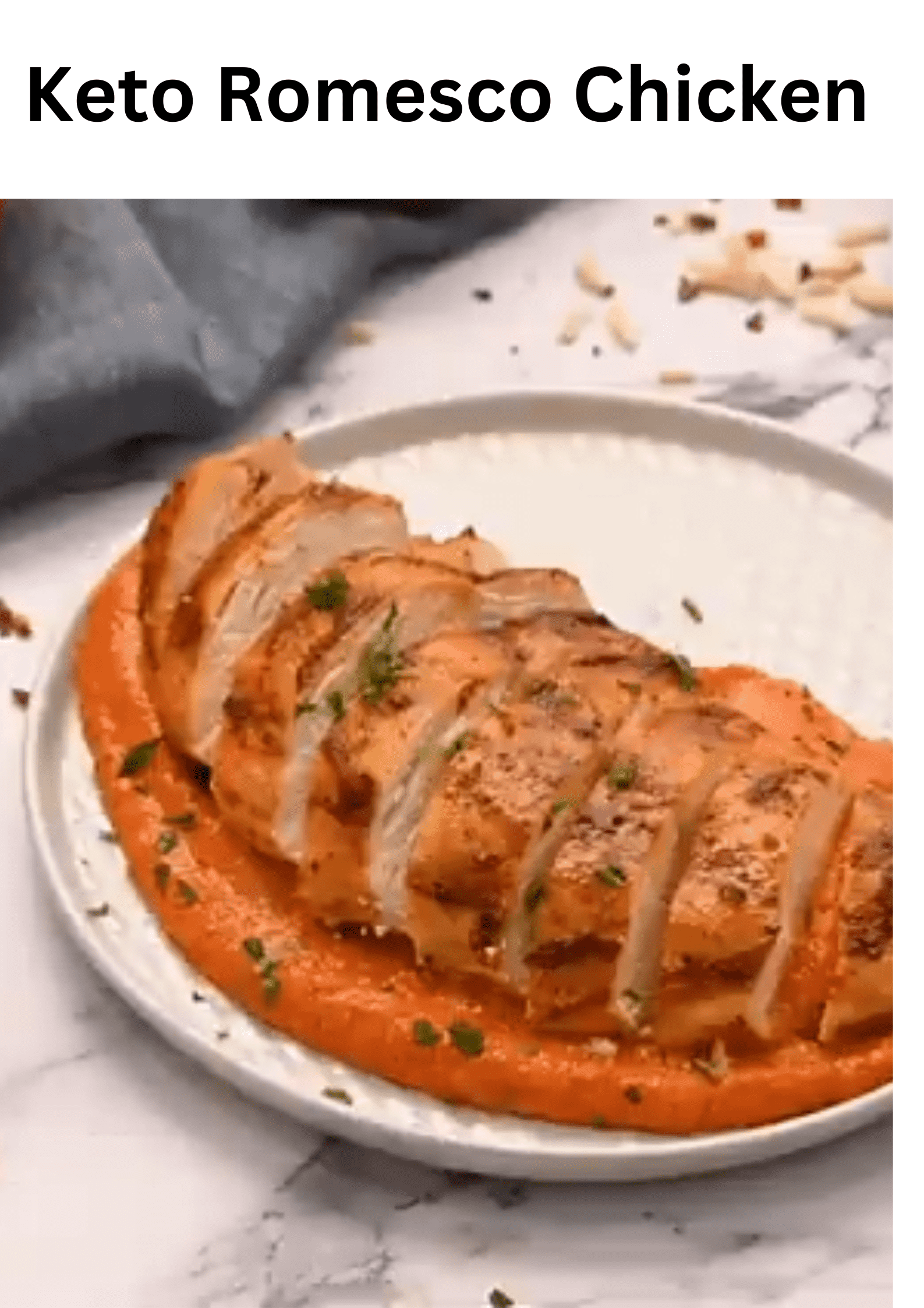 Keto Romesco Chicken - Keto Recipes
