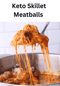 Keto Skillet Meatballs