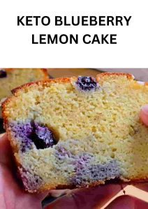 KETO BLUEBERRY LEMON CAKE