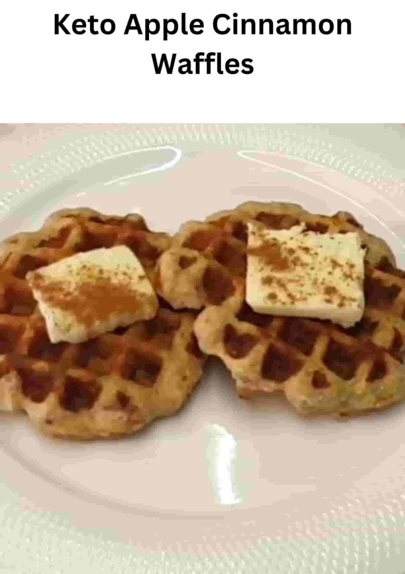 Keto Apple Cinnamon Waffles