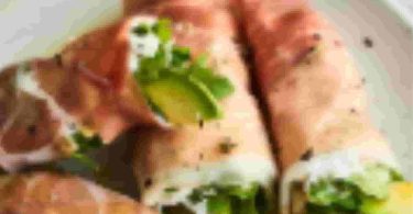 Keto Goat Cheese Prosciutto Rolls