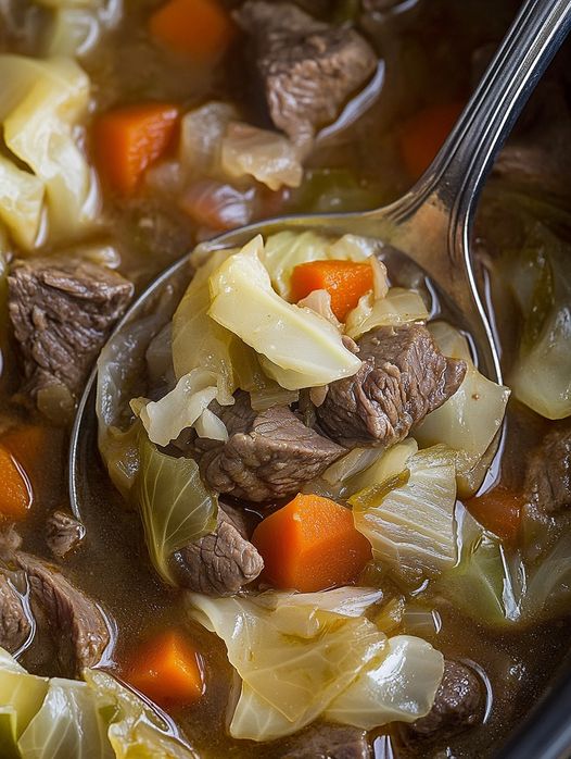 Keto Beef Cabbage Soup