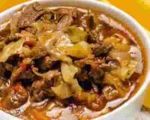 Keto Beef Cabbage Soup