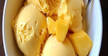 Keto Mango Ice Cream Tart