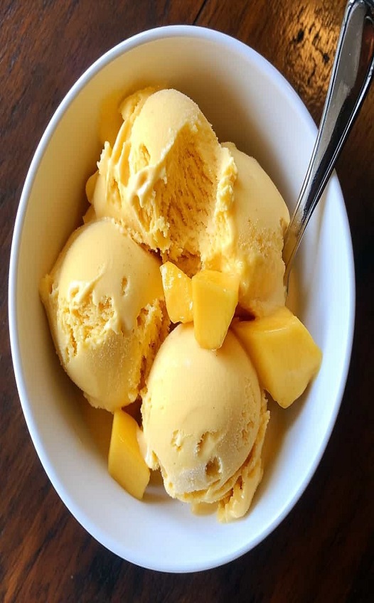Keto Mango Ice Cream Tart