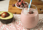 Keto Raspberry Avocado Smoothie