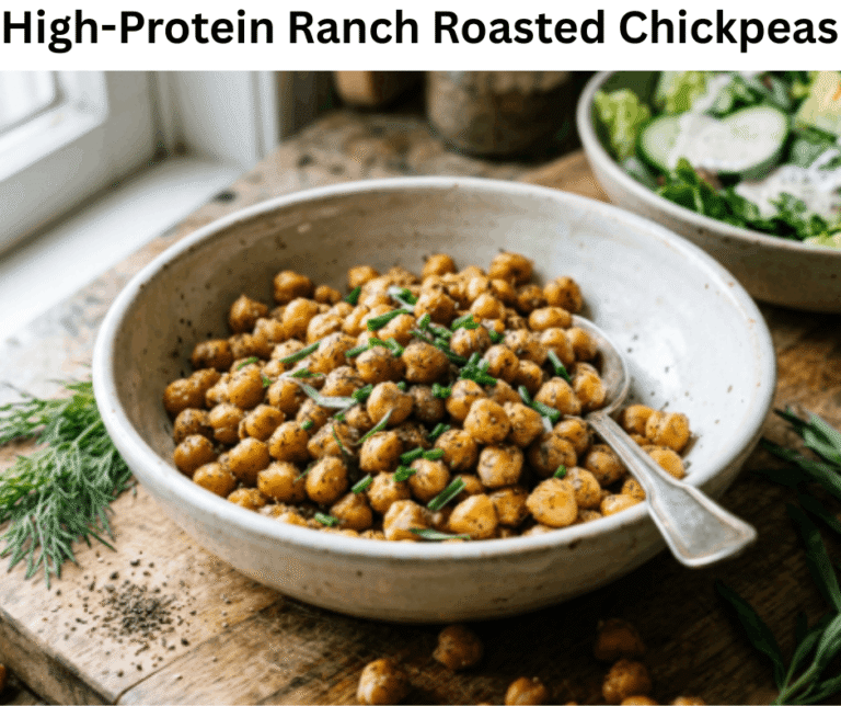 High-Protein Ranch Roasted Chickpeas - Keto Recipes